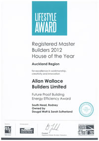 2012 Lifestyle Award Auckland